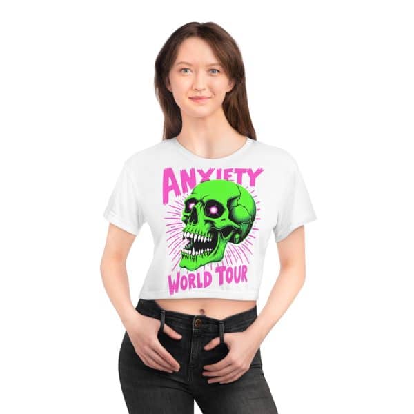 Anxiety World Tour Crop Tee (AOP) - Image 3