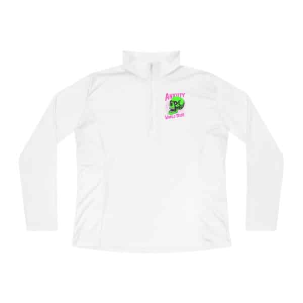 Anxiety World Tour Ladies Quarter-Zip Pullover