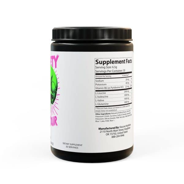 Anxiety World Tour BCAA Supplement, Grape (325g, 11.46oz, 50 servings) - Image 3