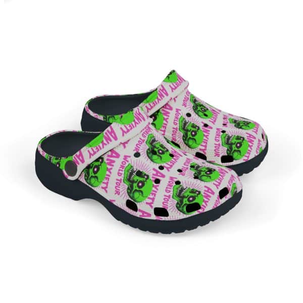 Anxiety World Tour Kid's EVA Foam Clogs (AOP) - Image 6