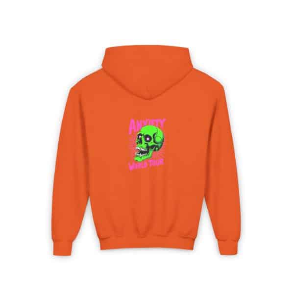 Anxiety World Tour Youth Heavy Blend Hooded Sweatshirt - Image 8