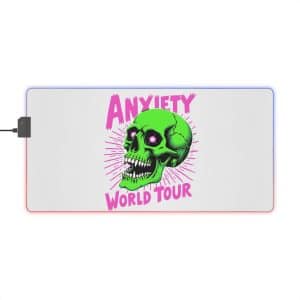 Anxiety World Tour LED Gaming Mouse Pad