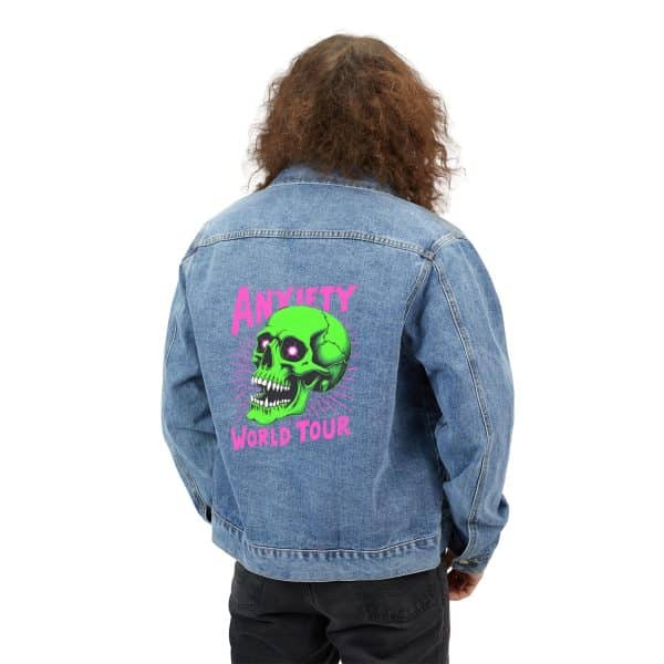 Anxiety World Tour Men's Denim Jacket - Image 4