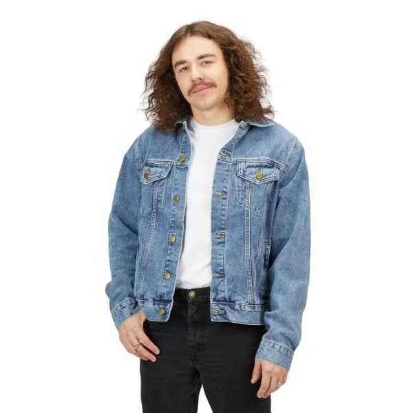 Anxiety World Tour Men's Denim Jacket - Image 3