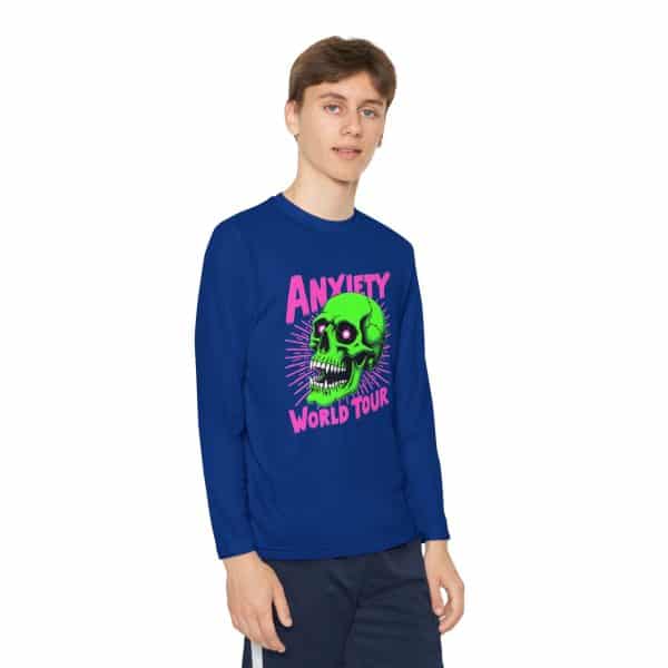 Anxiety World Tour Youth Long Sleeve Competitor Tee - Image 47