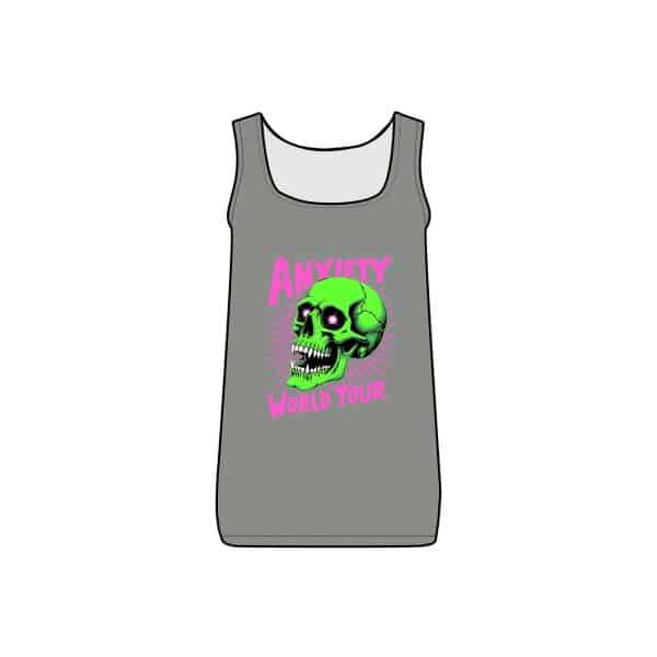 Anxiety World Tour Women's Micro Ribbed Tank - Image 3