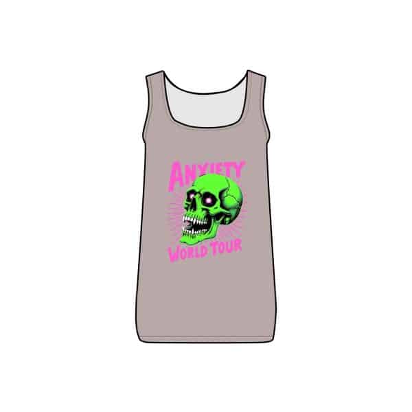 Anxiety World Tour Women's Micro Ribbed Tank - Image 9