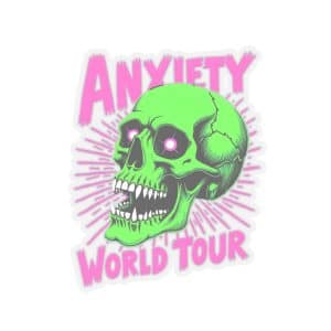 Anxiety World Tour Kiss-Cut Stickers