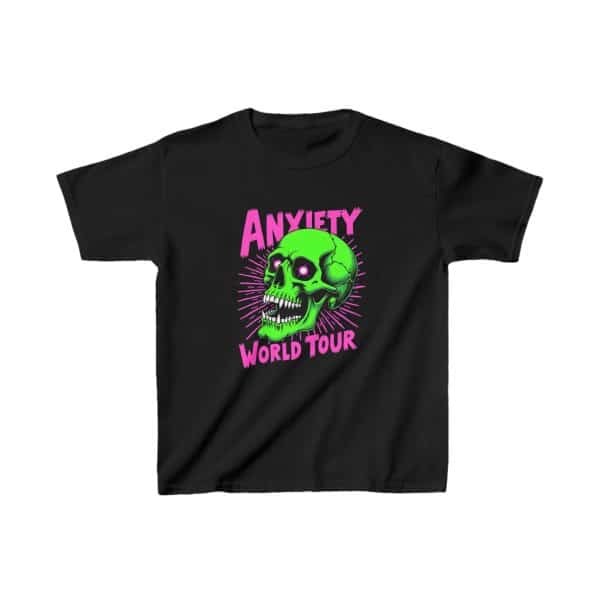 Anxiety World Tour Kids Heavy Cotton™ Tee - Image 3