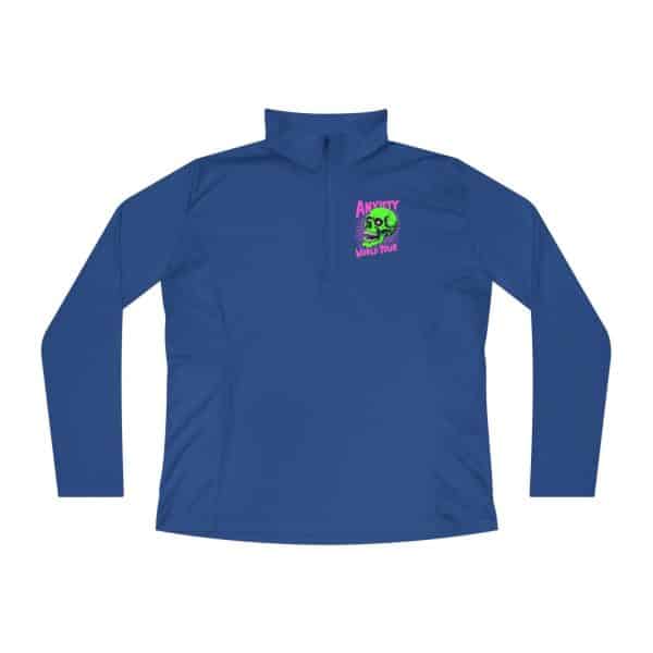 Anxiety World Tour Ladies Quarter-Zip Pullover - Image 16