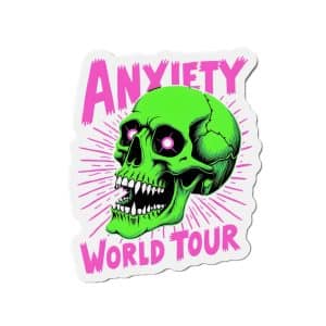Anxiety World Tour Die-Cut Magnets