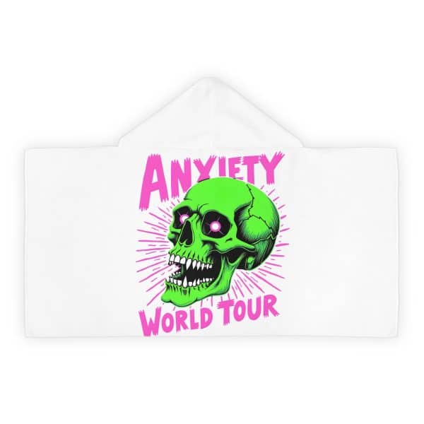 Anxiety World Tour Youth Hooded Towel