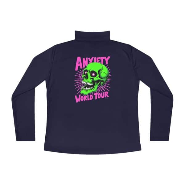 Anxiety World Tour Ladies Quarter-Zip Pullover - Image 20