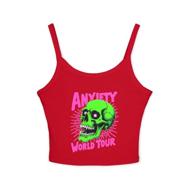 Anxiety World Tour Women's Spaghetti Strap Tank Top - Image 25