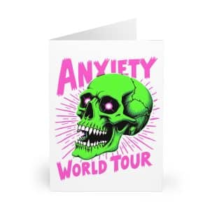 Anxiety World Tour Greeting Cards (5 Pack)