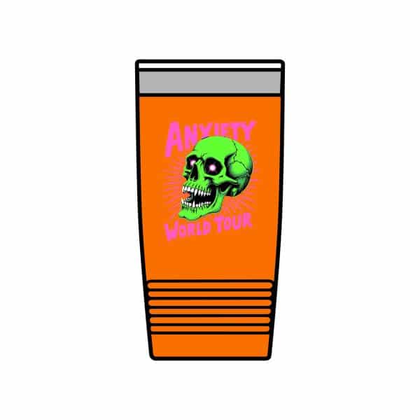 Anxiety World Tour Insulated Tumbler, 20oz - Image 12