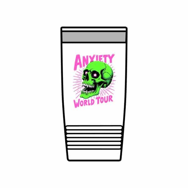 Anxiety World Tour Insulated Tumbler, 20oz - Image 2