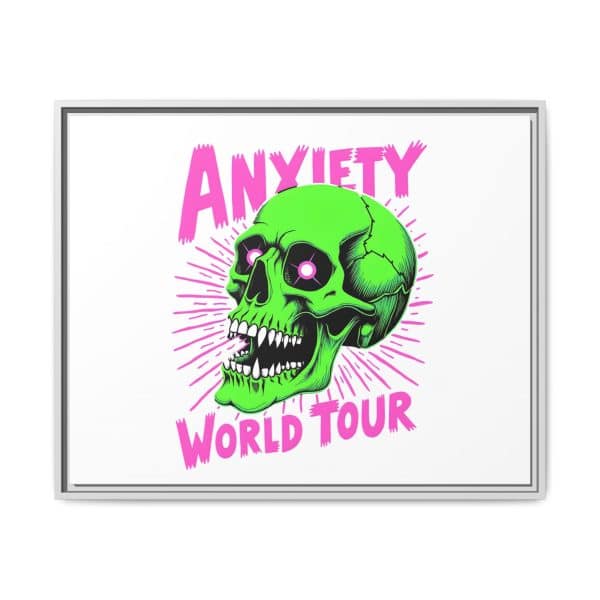 Anxiety World Tour Matte Canvas, Framed (Multi-color) - Image 177